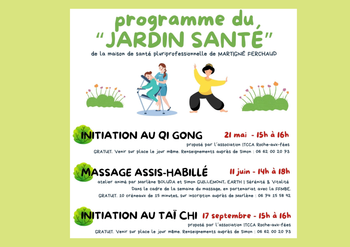QI GONG, TAI CHI et massages 