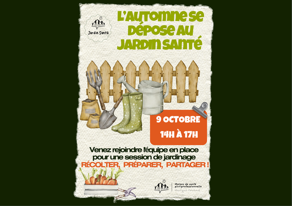 L'automne se dépose au JARDIN SANTE