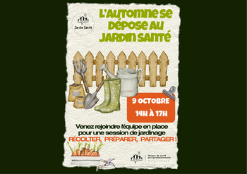 L'automne se dépose au JARDIN SANTE