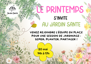 Le PRINTEMPS s'invite au JARDIN SANTE