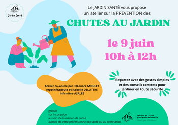 PREVENTION  des CHUTES au JARDIN
