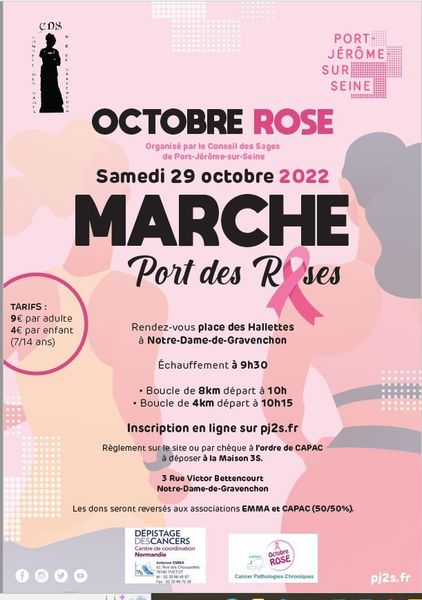 Marche rose 