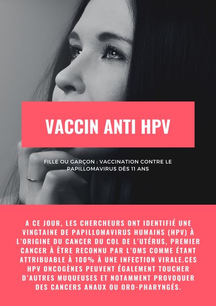 Vaccination contre le papillomavirus humain