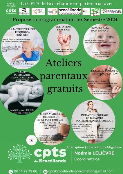 Ateliers Parentaux gratuits 