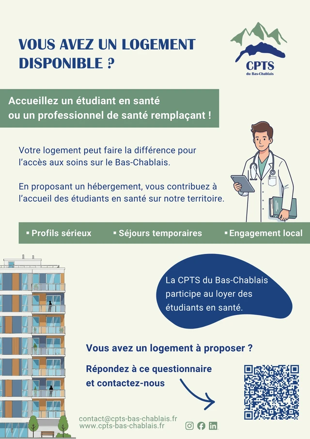 Des logements sur le Chablais pour nos soignants !
