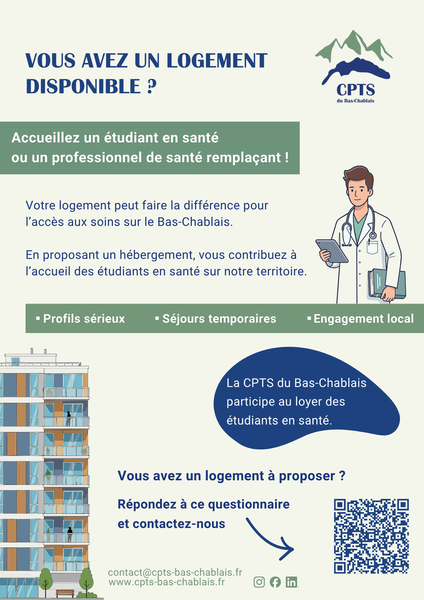 Des logements sur le Chablais pour nos soignants !