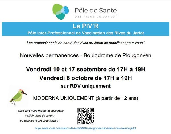 PIV'R : Pôle de Vaccination Inter-professionnel des Rives du Jarlot