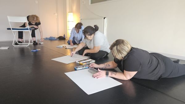 Un atelier autour de l'art-thérapie proposé aux patients et soignants